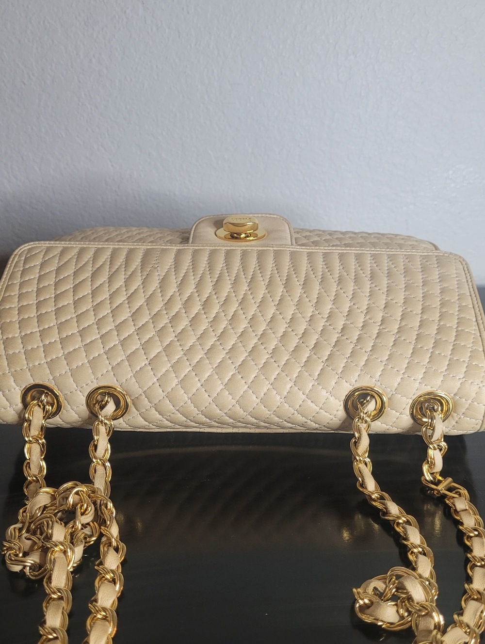 BALLY Bag Chain Shoulder Bag Leather Bag - Picture 10 of 15